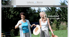 Desktop Screenshot of lebens-werte.at