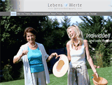 Tablet Screenshot of lebens-werte.at